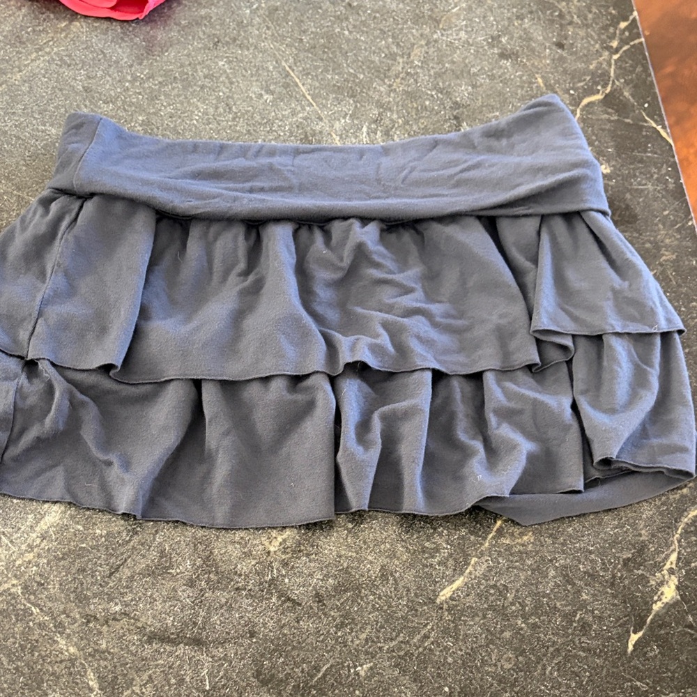 brandy melville fold over skirt